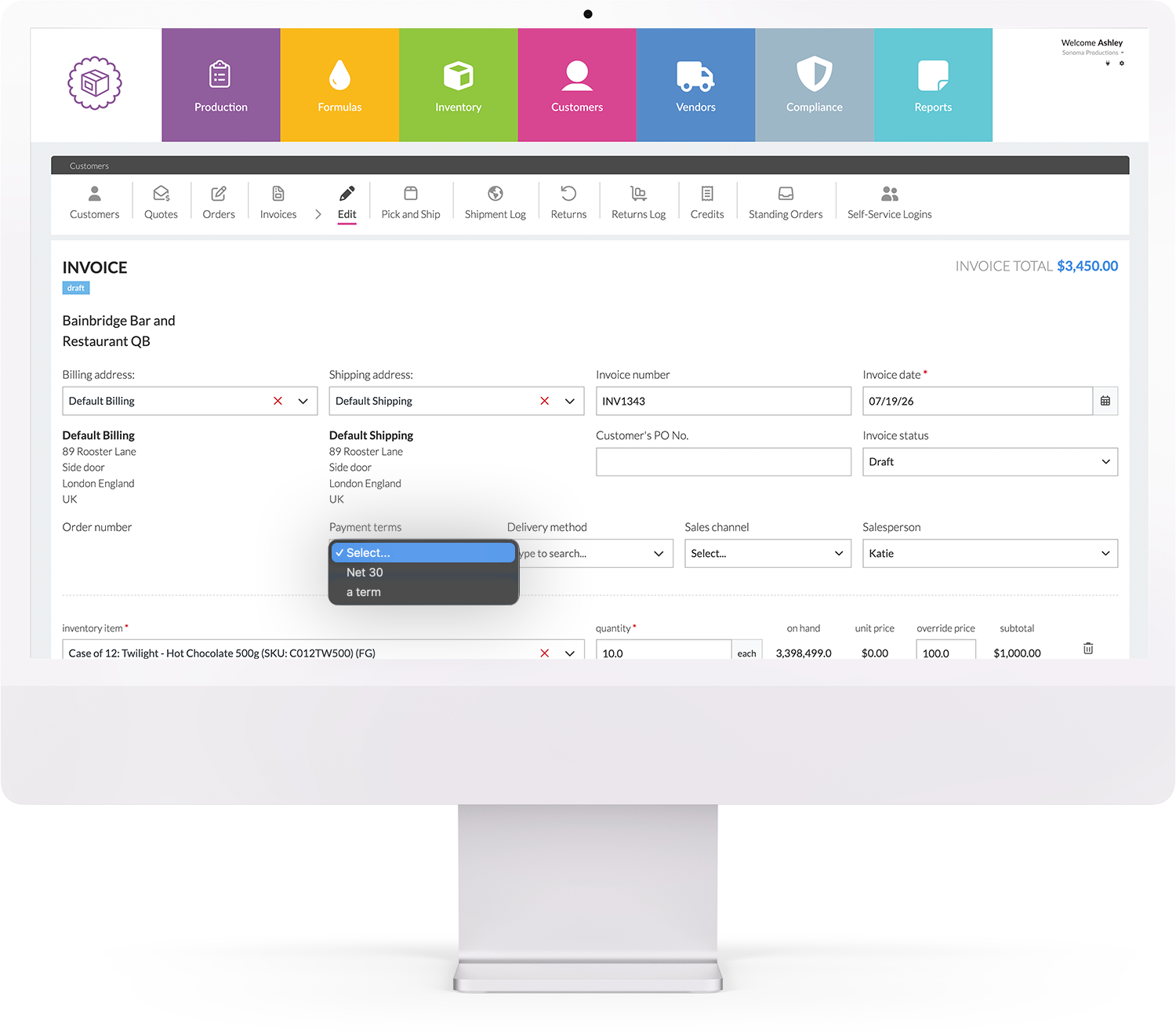 ERP Accounting Software