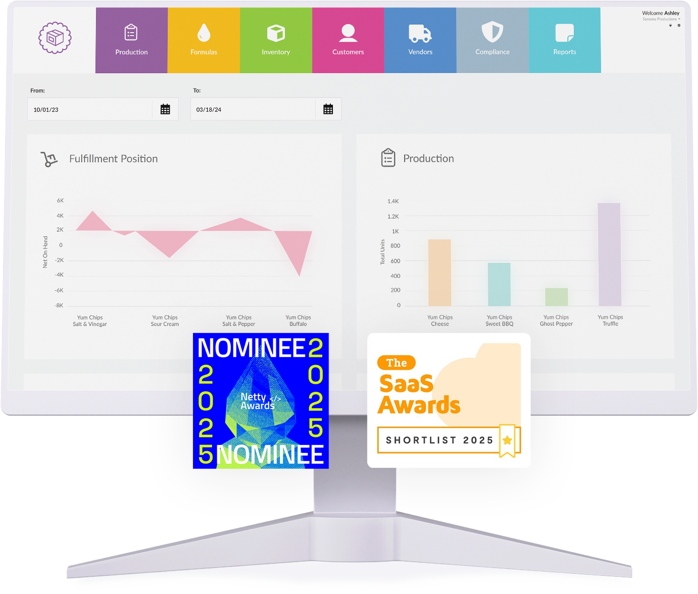 erp for food manufacturers and producers image