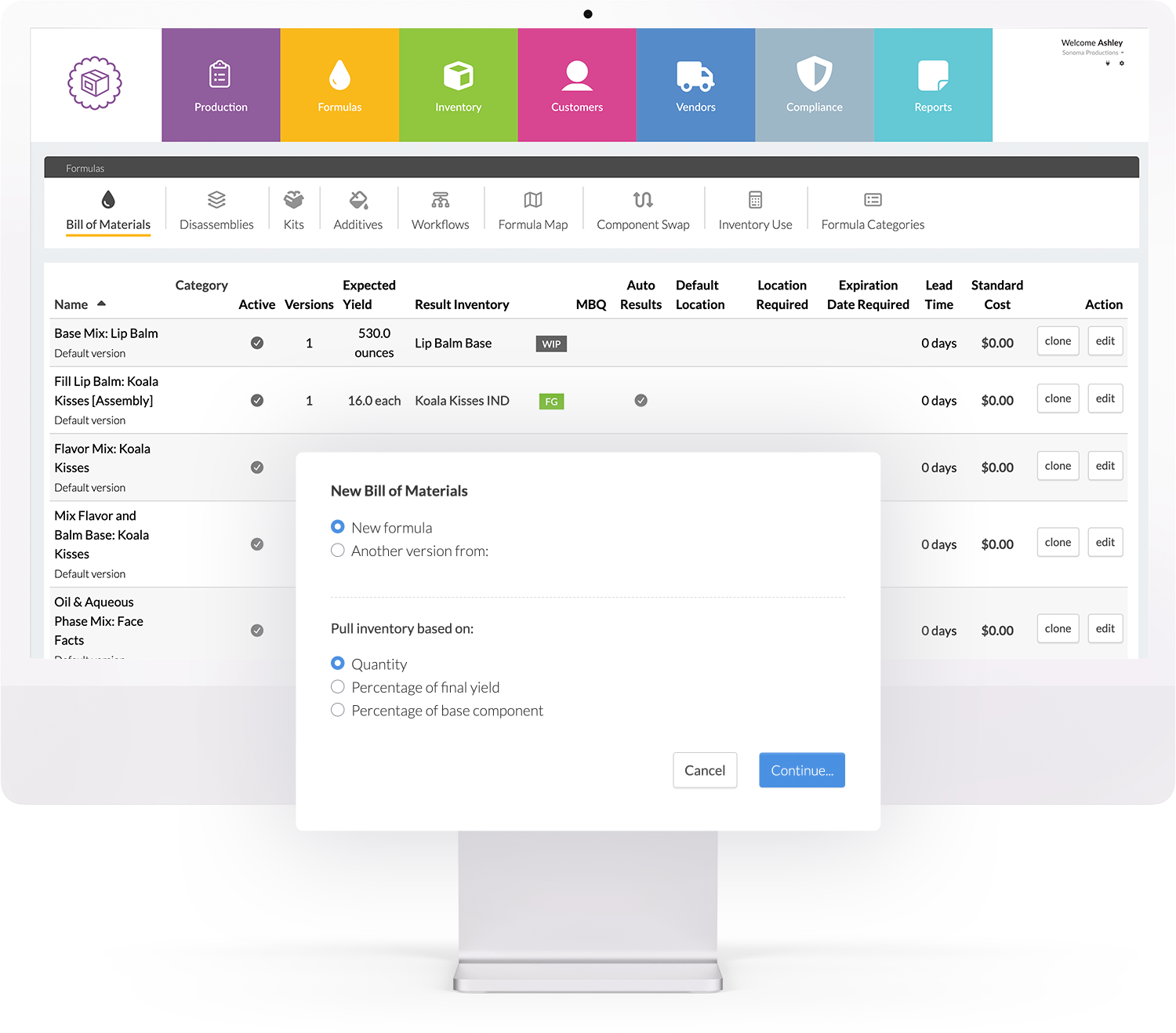 software for manufacturing image